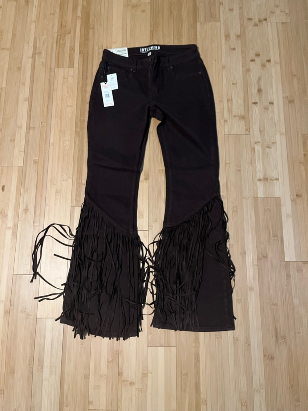 Idyllwind Coffee Bea Dark Brown Denim Pants
